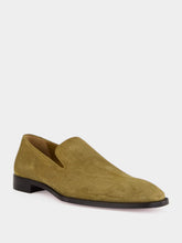 Christian Louboutin Bronzo Danny Flex Veau Velours Loafers