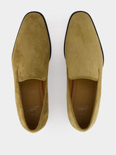 Christian Louboutin Bronzo Danny Flex Veau Velours Loafers