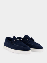 Christian Louboutin Chambeliboat Night Reversed Calf Leather Boat Shoe