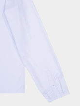 Prada Astro Blue Cotton Mandarin Shirt