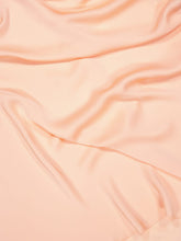 Rabanne Salmon Satin Skirt with Chain Detail