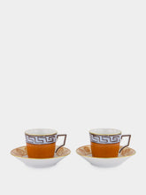 Ginori 1735 Il Viaggio di Nettuno Terracotta Coffee Set for Two