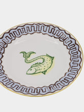 Ginori 1735 Dessert Plate Il Viaggio di Nettuno in Sky Blue