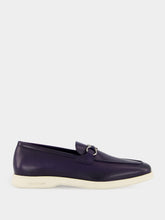 Ferragamo Midnight Blue Calfskin Casual Gancini Loafer