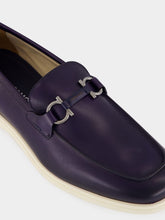 Ferragamo Midnight Blue Calfskin Casual Gancini Loafer