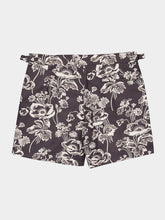 Commas Black Peony Print Swim Shorts