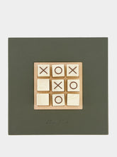 Hector Saxe Paris Khaki Clair Leather Tic Tac Toe