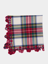 Borgo Delle Tovaglie Amalfi Scottish Napkin in Scottish Ivory and Red
