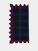Borgo Delle Tovaglie Amalfi Scottish Napkin in Blue and Red Scottish