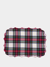 Borgo Delle Tovaglie Scottish Florence Placemat in Ivory and Red