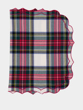 Borgo Delle Tovaglie Scottish Florence Placemat in Ivory and Red