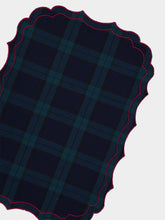 Borgo Delle Tovaglie Scottish Florence Placemat in Blue and Red