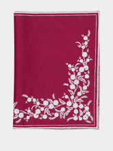 Borgo Delle Tovaglie Venaria Antistain Linen Placemat in My Heart and Ivory