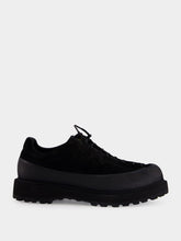 Stone Island Black Suede Lug Sole Trainers