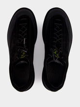 Stone Island Black Suede Lug Sole Trainers