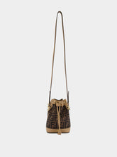 Fendi Mon Tresor Mini Bucket Bag in Brown FF Fabric
