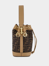 Fendi Mon Tresor Mini Bucket Bag in Brown FF Fabric