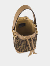 Fendi Mon Tresor Mini Bucket Bag in Brown FF Fabric