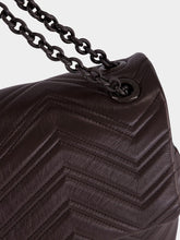 Gucci GG Marmont Shoulder Bag in Chocolate Brown Leather