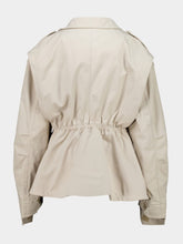 Balenciaga Light Beige Hourglass Parka