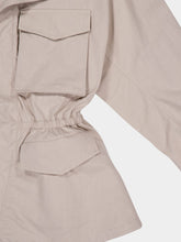 Balenciaga Light Beige Hourglass Parka