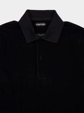 Tom Ford Black Towelling Polo