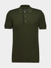 Tom Ford Military Green Piquet Polo