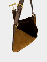 Saint Laurent Whisky Suede Tara Large Crossbody