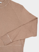 James Perse Coffee Brown Cropped Sweatshirt