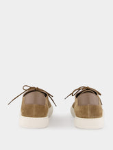 Common Projects Taupe BBall Slim Deconstructed Suede Sneakers