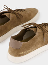 Common Projects Taupe BBall Slim Deconstructed Suede Sneakers