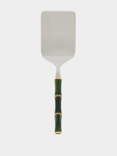 Neva Green Lasagna Server with Bamboo Handle