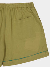 Baziszt Khaki Pistachio Shorts