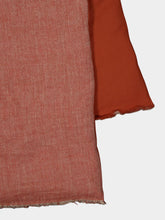 Haomy Brick Orange Bed Roll Cuba in Linen