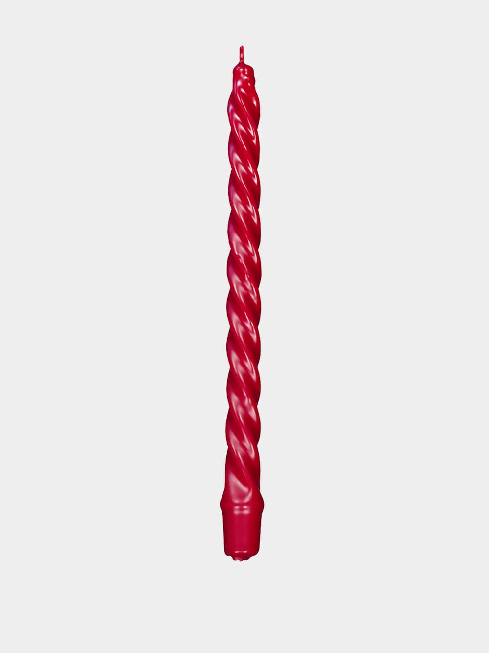 Spiral Dark Red Candle