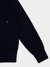 Piacenza 1733 Dark Navy Cotton Bomber Jacket