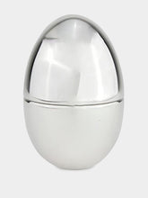 Leitão & Irmão Large Smooth Silver Egg