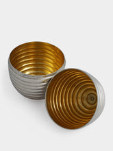 Leitão & Irmão Sterling Silver Striped Egg