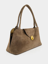 Versace Brown Vivian Suede Shoulder Bag