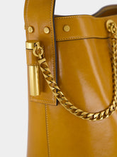 Versace Brown Pivot Small Leather Bucket Bag