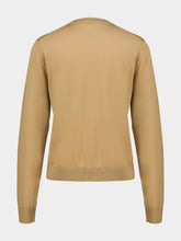 Versace Camel Wool Classic Sweater