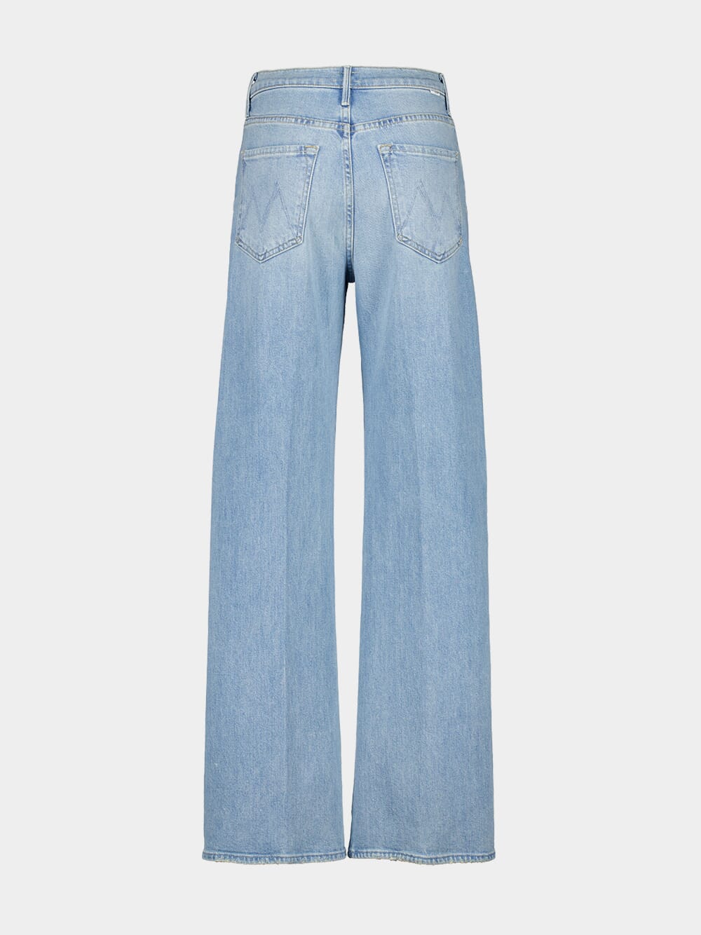 Light Blue Wide-Leg High-Rise Jeans