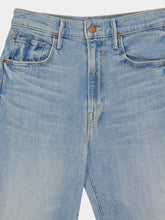 Mother Light Blue Wide-Leg High-Rise Jeans