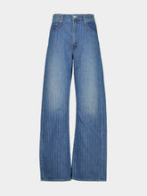 Mother Lasso Sneak Streamline Wide-Leg Jeans