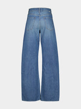 Mother Lasso Sneak Streamline Wide-Leg Jeans