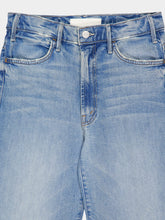 Mother Blue Wide-Leg Jeans in I Confess Wash