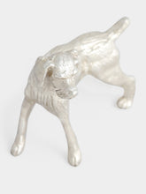 Leitão & Irmão Silver Deutscher Drahthaar Sculpture