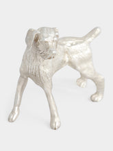 Leitão & Irmão Silver Deutscher Drahthaar Sculpture