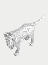 Leitão & Irmão Silver Portuguese Podengo Sculpture