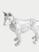 Leitão & Irmão Silver Portuguese Podengo Sculpture